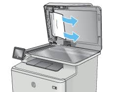 Use both hands to remove jammed. Hp Color Laserjet Pro Mfp M477 M377 Clear Paper Jams In The Document Feeder Hp Customer Support