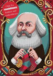 COUNTED STITCH Pattern Knitting Karl Marx PDF Suitable for Cross Stitch and  Needlepoint