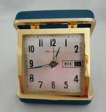 Get great deals on ebay! Vintage Bulova Folding Travel Alarm Clock Day Date Glow In The Dark Hands Nice Bulova Travel Alarm Clock Alarm Clock Clock