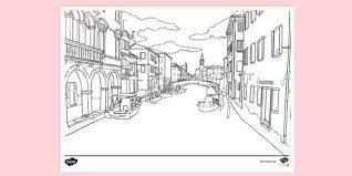 Venice coloring pages the historical city is divided into six areas or sestiere (while the whole comune (municipality) is divided into 6 boroughs of which one is composed of all 6 sestiere). Free Venice Italy Colouring Sheet Colouring Sheets