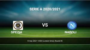 Game played at 6 jan 2021. Spezia Vs Napoli H2h 8 May 2021 Head To Head Stats Prediction