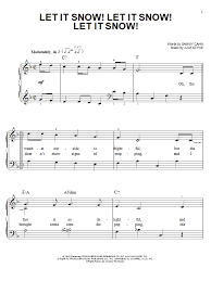 This interactive piano sheet music will help you to learn how to play 'let it be' step by step. Let It Snow Let It Snow Let It Snow Easy Piano Sheet Music