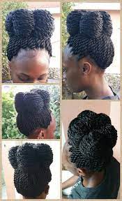 Weave Twist Braid Bun Styles De Coiffures Longueurs De Cheveux De Beaux Cheveux