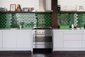 From deep emerald splashbacks to mint green worktops, whatever your style use our green tiles to bring it to life. When You Want To Go With Deep Dark Green In Your Kitchen