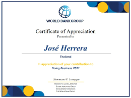 Cds typically pay higher interest rates than many other savings products. World Bank S Certificate Of Appreciation In 2021 To Herrera And Partners