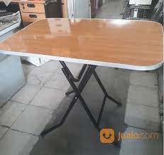 Beli meja lipat multi fungsi untuk laptop, belajar, membaca menulis. Meja Makan Meja Lipat Roma Aluminium Murah 80x120 Jakarta Utara Jualo