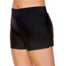 Collections By Catalina Women S Plus Size Full Coverage Boy Shorts Swimsuit Bottom Walmart Com