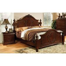 Settling on a king bedroom set is settling on a king bedroom set is another efficient way to optimize your huge space at home and keep 10. Foa Lauryn 2pc Brown Cherry Solid Wood Bedroom Set Cal King Nightstand Idf 7952ck 2pc