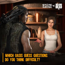 We're about to find out if you know all about greek gods, green eggs and ham, and zach galifianakis. State Of Survival Greetings Survivors How Do You Feel About The Oasis Guess In The Game It Is A Very Unique Trivia Like Feature In The Game Where People Should Answer