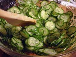 Recipe For Sweet And Sour Cucumbers With Fresh Dill Recipes Vegetable Recipes Healthy Snacks