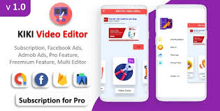 Enjoy the best video editor app with powerful multiple track timeline video editing, free video effects, etc. Free Download Kiki Pro Video Editor App Facebook Ads Admob Ads Premium Feature Subscription Plan