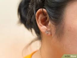 Simply go easy when doing daily activities, such as brushing. 3 Ways To Clean Your Ear Piercing Wikihow