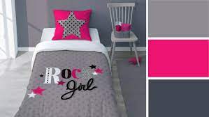 Best of chambre gris et fushia meilleure vente n° 1 sema 98555 guirlande boules tissu gris x10, papier 14,00 € voir sur amazon voir les avis tapis pour enfant motif papillon en rose vert bleu gris crème, dimension:80x150 cm. Fushia Gris Ado Fille Chambre Rock Chambre Ado Chambre Ado Fille Couleur Couleur Chambre