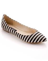 Black And White Striped Shoes Sweet Black White Stripe Flats Fashion Shoes Shoe Addict Me Too Shoes