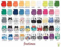Bumgenius Freetime Prints Aio One Size Cloth Diapers The