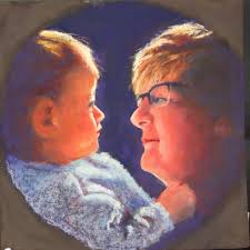 Title: GRANDPA'S BOY Artist: James Agesen Medium: Watercolours