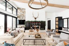 Specializing in transitional yet eclectic furniture pieces, accessories, art & clothing that compliment your version of mountain style! Modern Mountain House Ready For Celebrations Photos Ideas Design