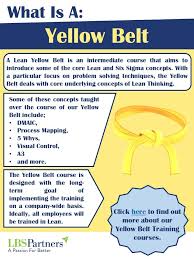 What Is A Yellow Belt Lean Six Sigma Business Strategy Management Six Sigma Tools