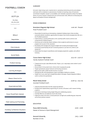 Creative resume templates, like the one pictured here, can actually hurt your chances of landing an interview. Head Coach Resume Samples And Templates Visualcv