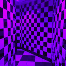 Black And Purple Room Aesthetic It S All An Illusion Dark Purple Aesthetic Purple Wall Art Purple Aesthetic