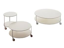 Teak root round coffee table. Round Coffee Table With Castors Giro By Zanotta Design Anna Deplano