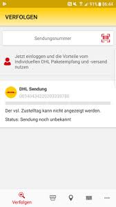 Wann kommt dhl immer bei mir und so weiter und so fort. Hallo Warum Zeig Mir Dhl Bei Sende Status Plotzlich Was Anders Auf Bild 1 War Noch Gruner Balken Dann Wenig Spater Siehe Bild 2 War Er Weg Paket