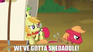 Saddle skedaddle | the uk's leading cycling tour operator offering road cycling, mountain biking, leisure cycling and family cycling holidays in the uk and throughout the world Yarn We Ve Gotta Skedaddle My Little Pony Friendship Is Magic 2010 S05e04 Animation Video Gifs By Quotes 0b8562a1 ç´—