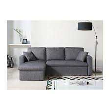Generique Aspen Canape D Angle Reversible Convertible 4 Places 223x146x85 Cm Tissu Gris Canape Angle Decoration Salon Canape Gris Et Canape Meridienne