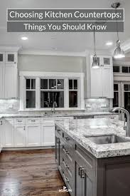 Choosing Kitchen Countertops Things You Should Know Kitchen Remodel Countertops Kitchen Countertops Granite Countertops Kitchen