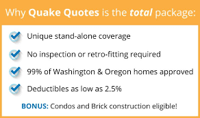 How much does earthquake insurance cost? Washington Oregon Earthquake Insurance Quakequotes Earthquake Preparedness Earthquake Washington