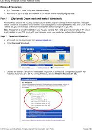 Free download wireshark final version: Lab Using Wireshark To View Network Traffic Pdf Free Download