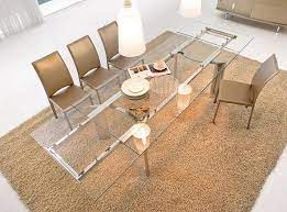 Dabble in modern, italian dining room furniture or leather dining chair; Extendable Dining Table Arcos By Tonin Casa Www Umodstyle Com Glastische Glas Tischplatte Esstisch Mit Glasplatte