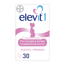 Cu 50mg de fier pe o portie (25mg pe pastila), acest produs oferă dozare. Elevit 1 Multivitamine Pentru Pre Conceptie Si Sarcina 30 Bebe Tei