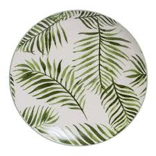 Get the best deals on ceramic dinner sets. Fern Leaf Ceramic Dinner Plate Green