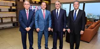 La reunión privada de Leonel, Miguel, Abel y Danilo antes del anuncio de  Alianza Rescate-RD