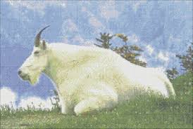 Angel baby christmas 2006 $3.99: Mountain Goat Cross Stitch Pattern Advanced Cross Stitch