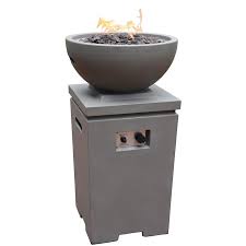 Maybe you would like to learn more about one of these? Elementi Exeter 21 In W 40000 Btu Light Grey Concrete Propane Gas Fire Pit In The Gas Fire Pits Department At Lowes Com