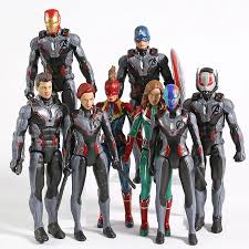Endgame captain america is exciting, he has not been the only leaked mcu skin. Avengers Endgame Iron Man Carol Danvers America Black Widow Nebula Hawkeye Ant Man Pvc Action Figures Toys 8pcs Set Action Figures Aliexpress