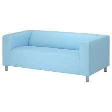 Klippan Loveseat Vissle Light Blue Ikea In 2020 Love Seat Klippan Ikea