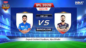 The 55th match of ipl 2020 will be played between delhi capitals vs royal challengers bangalore at the venue of sheikh zayed stadium, abu dhabi. Dc Vs Rcb How To Watch Ipl 2020 Streaming On Hotstar Star Sports Jiotv Cricket News India Tv