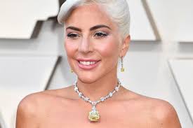 The pop queen lady gaga real diamond @ladygaga. The Story Behind Lady Gaga S 128 Carat Yellow Diamond Oscars Necklace Another