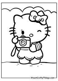 Dear daniel and hello kitty on valentine's day (high res). Hello Kitty Coloring Pages Cute And 100 Free 2021