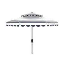 Black And White Outdoor Umbrella With Lights Pin On Nola Porch