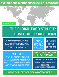 Global foods introduces frozen orange segments. Global Food Security Challenge Curriculum The World Food Prize Improving The Quality Quantity And Availability Of Food In The World