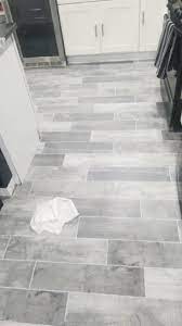 Grey floor tiles home depot. Florida Tile Home Collection Wind River Grey 6 In X 24 In Porcelain Floor And Wall Tile 14 Sq Ft Case Chdewnd026x24 The Home Depot Wood Tile Kitchen Wood Tile