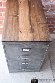 Turn an old filing cabinet into a new unit for your home or garden. Faux Zinc Filing Cabinet 100 Things 2 Do