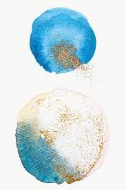 Round Blue Watercolor With Gold Glitter Transparent Png Free Image By Rawpixel Com Gold Glitter Background Watercolor Pattern Background Glitter Background