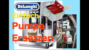 Delonghi Pumpe Wechseln Kaffee Tropft Deutsch Youtube