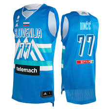 Info@fiba.basketball official ball & apparel official timekeeper Slovenia Adidas Kzs Away Jersey Doncic 77