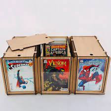 Comic book storage supplies from bcw supplies are a great option for storing your collection. Comic Book Storage Boxes With Comic Frame 3 Pack Perfect For Displaying And Storing Comic Books